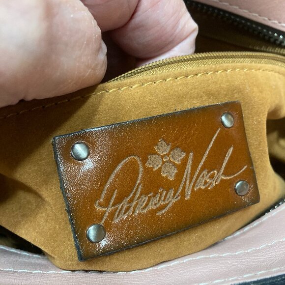 EUC Beautiful Patricia Nash Pattern Embossed Pink Satchel - Picture 11 of 12